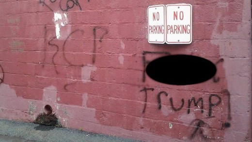 Anti Trump Graffiti Found Around Town Of Orange Nbc29 Wvir Charlottesville Va News Sports