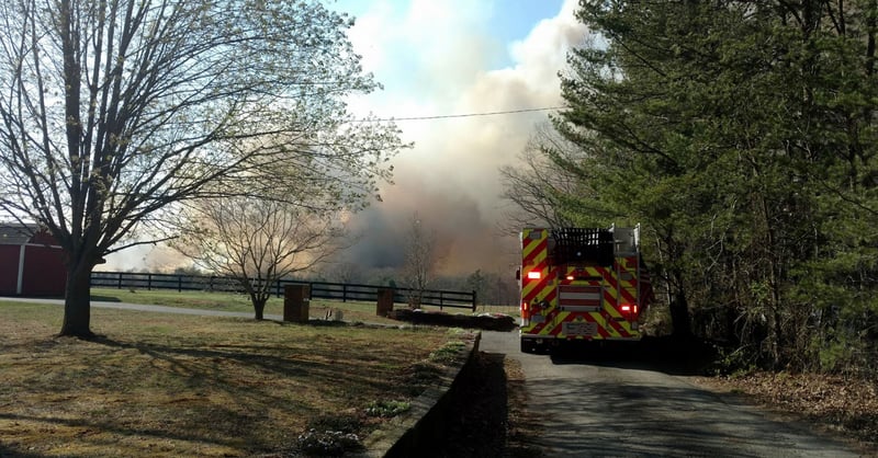 Crews Responding to Large Brush Fire in Southern Albemarle - WVIR NBC29