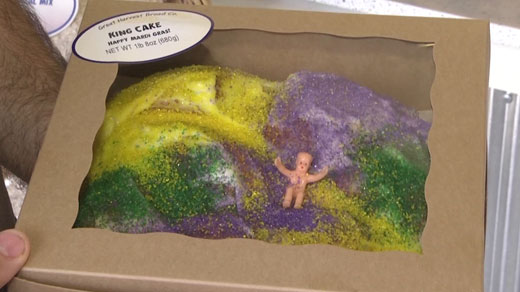 King Cake from Great Harvest Bread Co. King Cake from Great Harvest Bread Co.
