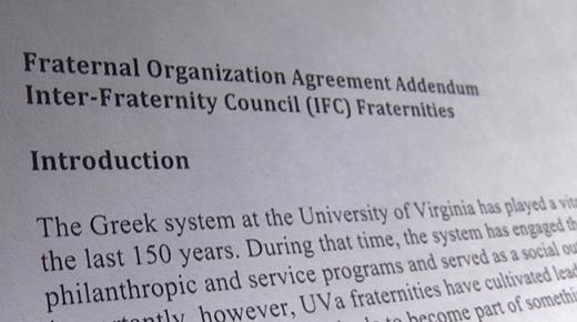 UVA Fraternity Operating Agreement 2015
