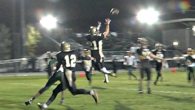 playoffs riverheads leaping shelton endzone jake int