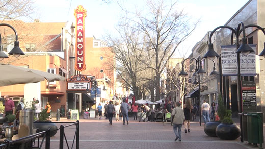 Charlottesville Downtown Mall Businesses Benefit from Warm Weather