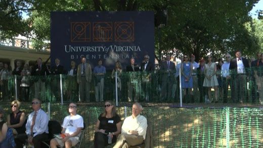 Bicentennial celebration at UVA