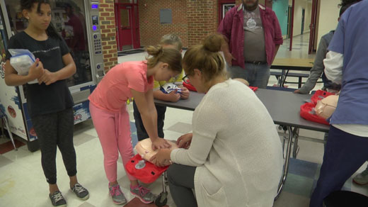 Uva Nursing Students Guide Louisa Co Middle School Students - 