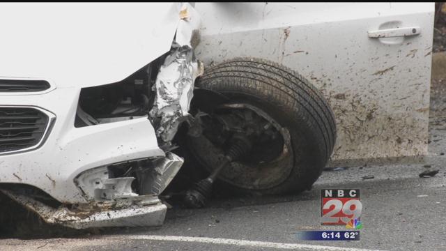 Three-Car Accident Occurs on Seminole Trail, One Man Sent to UVA Medical Center