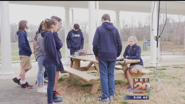 Covenant School Class gets Amateur Ham Radio Practice
