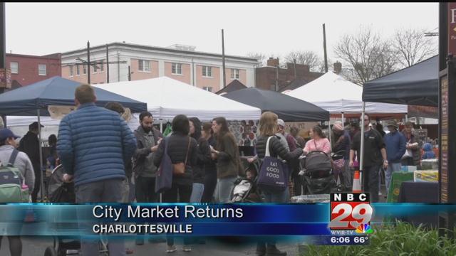 Charlottesville's City Market Opens For the Season