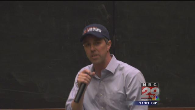Beto O'Rourke Makes Stop at UVA, Discusses Importance of Young Voters