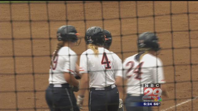 Rain Suspends Play in UVa Softball Series against Notre Dame