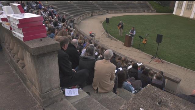 The University of Virginia Amphitheater Holds Annual Easter Sunday Service