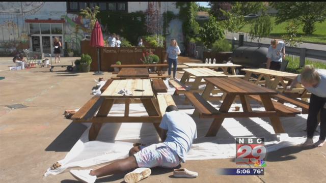 People from Across the World Work on Service Projects in Charlottesville