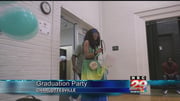Charlottesville High School Graduate Celebrates Beating the Odds, Surprise Party