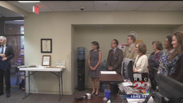 Toscano Presents Memorial Resolution Honoring Charlottesville's 1st Full-Time Voter Registrar