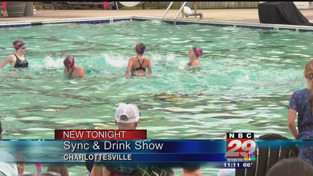 Charlottesville Swans’ Synchronized Swim Team Performs at Fry's Spring Beach Club