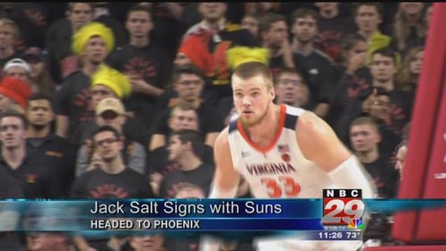 Jack Salt Signs with Suns