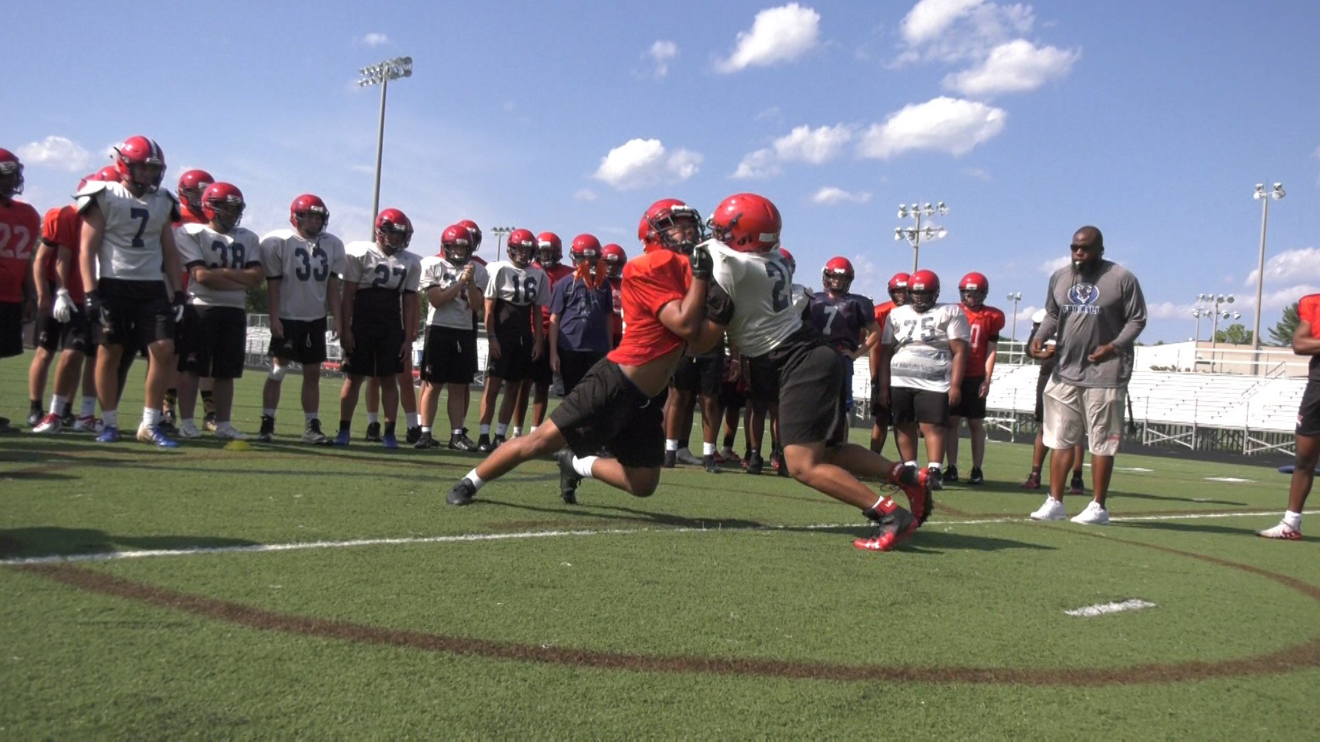 Battle for Starting Jobs Up for Grabs with Albemarle Patriots Football ...