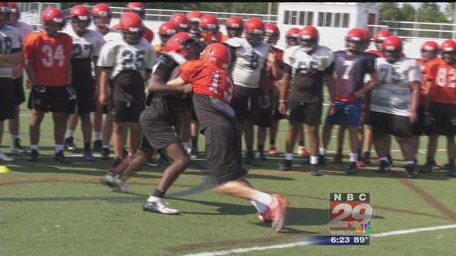 Battle for Starting Jobs Up for Grabs with Albemarle Patriots Football