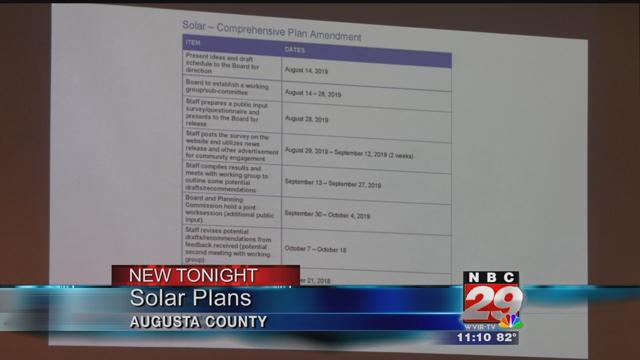 Augusta County Leaders to Address Expanding Solar in Comprehensive Plan