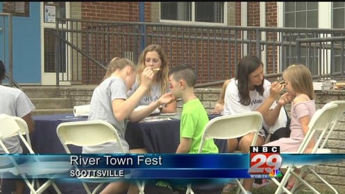 Dozens Gather at Scottsville Community Center for River Town Festival
