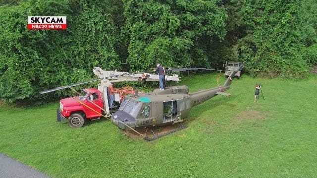 NBC29 Skycam: Moving Greene County's Vietnam Museum