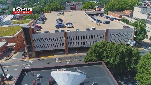 NBC29 Skycam: Charlottesville Parking Garages Spring 2019