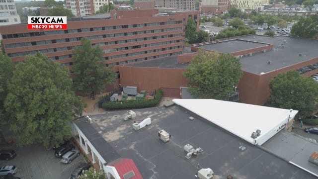 NBC29 Skycam: Nine Story Lodger - 218 W. Market Street in Charlottesville