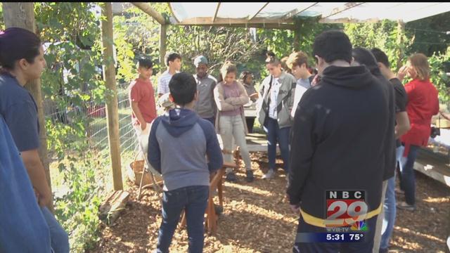 Monticello Gardener Educates Buford Middle School Students on Agriculture