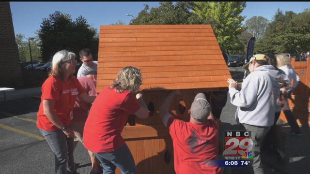 Businesses Team Up to Build New Playset for Family Dealing with Recent Loss