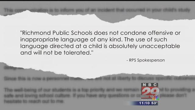 Richmond Teacher Fired for Using Racial Slur Towards Student