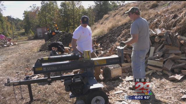 Fluvanna County Charity is Helping Families Stay Warm One Log at a Time